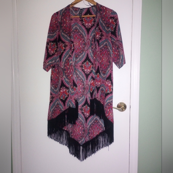 Women's design Lab Paisley printed shawl - Picture 5 of 8